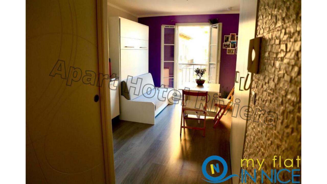 Aparthotel Riviera Nice Cote D'Azur - Old Town - Studio Ac - Sea View - 50M Promenade Des Anglais- La Maison Linda Exterior foto
